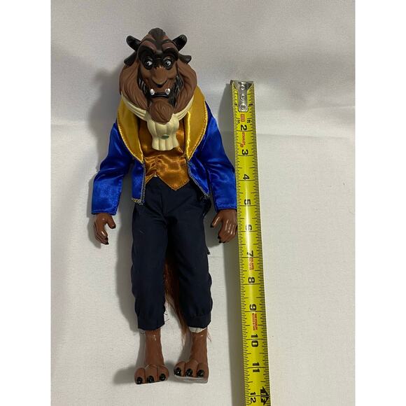 Disney Store BEAUTY and The BEAST - The BEAST DOLL 12" Tall - Rare / HTF - Picture 4 of 10